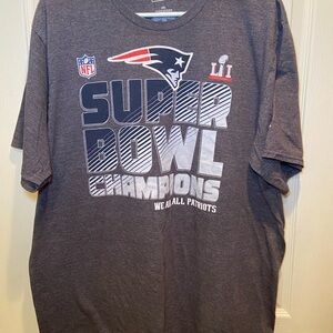 Fanatics New England Patriots Super Bowl Champions Gray Tee
